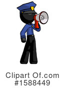 Black Design Mascot Clipart #1588449 by Leo Blanchette