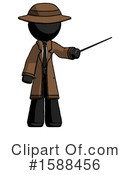 Black Design Mascot Clipart #1588456 by Leo Blanchette