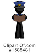 Black Design Mascot Clipart #1588481 by Leo Blanchette