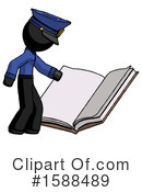 Black Design Mascot Clipart #1588489 by Leo Blanchette