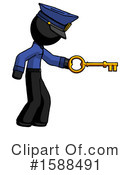 Black Design Mascot Clipart #1588491 by Leo Blanchette