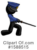 Black Design Mascot Clipart #1588515 by Leo Blanchette