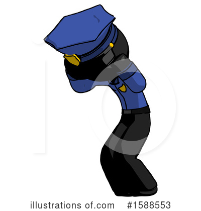 Royalty-Free (RF) Black Design Mascot Clipart Illustration by Leo Blanchette - Stock Sample #1588553