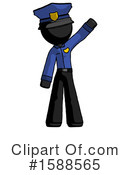 Black Design Mascot Clipart #1588565 by Leo Blanchette