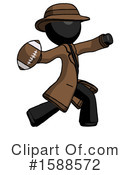 Black Design Mascot Clipart #1588572 by Leo Blanchette