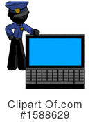 Black Design Mascot Clipart #1588629 by Leo Blanchette