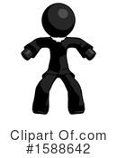 Black Design Mascot Clipart #1588642 by Leo Blanchette