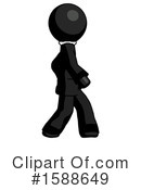 Black Design Mascot Clipart #1588649 by Leo Blanchette