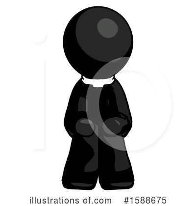 Royalty-Free (RF) Black Design Mascot Clipart Illustration by Leo Blanchette - Stock Sample #1588675