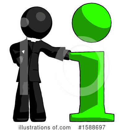 Royalty-Free (RF) Black Design Mascot Clipart Illustration by Leo Blanchette - Stock Sample #1588697