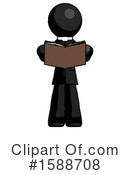 Black Design Mascot Clipart #1588708 by Leo Blanchette