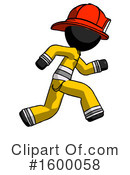 Black Design Mascot Clipart #1600058 by Leo Blanchette
