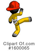 Black Design Mascot Clipart #1600065 by Leo Blanchette