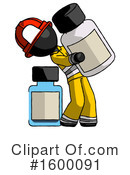 Black Design Mascot Clipart #1600091 by Leo Blanchette