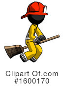 Black Design Mascot Clipart #1600170 by Leo Blanchette