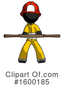 Black Design Mascot Clipart #1600185 by Leo Blanchette