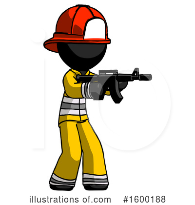 Royalty-Free (RF) Black Design Mascot Clipart Illustration by Leo Blanchette - Stock Sample #1600188