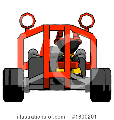 Royalty-Free (RF) Black Design Mascot Clipart Illustration by Leo Blanchette - Stock Sample #1600201