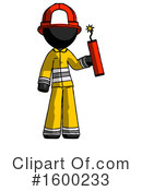 Black Design Mascot Clipart #1600233 by Leo Blanchette