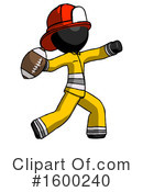 Black Design Mascot Clipart #1600240 by Leo Blanchette
