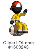 Black Design Mascot Clipart #1600243 by Leo Blanchette