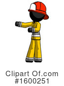 Black Design Mascot Clipart #1600251 by Leo Blanchette