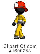 Black Design Mascot Clipart #1600258 by Leo Blanchette