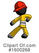 Black Design Mascot Clipart #1600268 by Leo Blanchette