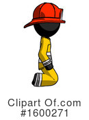 Black Design Mascot Clipart #1600271 by Leo Blanchette