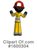 Black Design Mascot Clipart #1600304 by Leo Blanchette