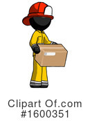 Black Design Mascot Clipart #1600351 by Leo Blanchette