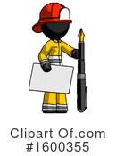 Black Design Mascot Clipart #1600355 by Leo Blanchette