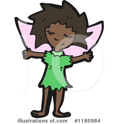 Royalty-Free (RF) Black Girl Clipart Illustration by lineartestpilot - Stock Sample #1180984