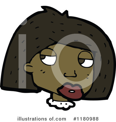 Royalty-Free (RF) Black Girl Clipart Illustration by lineartestpilot - Stock Sample #1180988