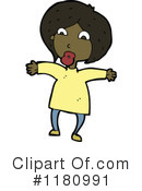 Black Girl Clipart #1180991 by lineartestpilot