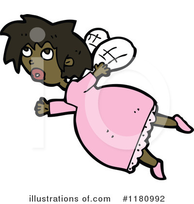 Royalty-Free (RF) Black Girl Clipart Illustration by lineartestpilot - Stock Sample #1180992