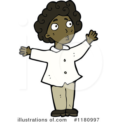 Royalty-Free (RF) Black Girl Clipart Illustration by lineartestpilot - Stock Sample #1180997