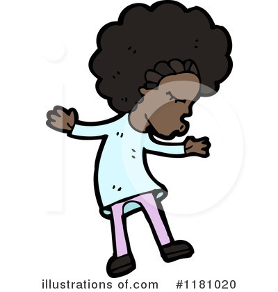 Royalty-Free (RF) Black Girl Clipart Illustration by lineartestpilot - Stock Sample #1181020