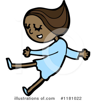 Royalty-Free (RF) Black Girl Clipart Illustration by lineartestpilot - Stock Sample #1181022