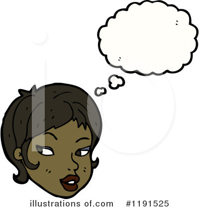 Royalty-Free (RF) Black Girl Clipart Illustration by lineartestpilot - Stock Sample #1191525