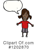 Black Girl Clipart #1202870 by lineartestpilot