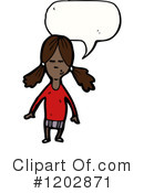 Black Girl Clipart #1202871 by lineartestpilot