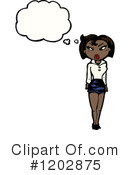 Black Girl Clipart #1202875 by lineartestpilot