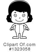 Black Girl Clipart #1323058 by Cory Thoman