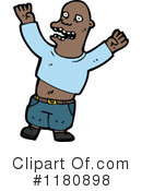 Black Man Clipart #1180898 by lineartestpilot