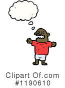 Black Man Clipart #1190610 by lineartestpilot