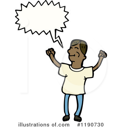 Royalty-Free (RF) Black Man Clipart Illustration by lineartestpilot - Stock Sample #1190730