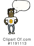 Black Man Clipart #1191113 by lineartestpilot