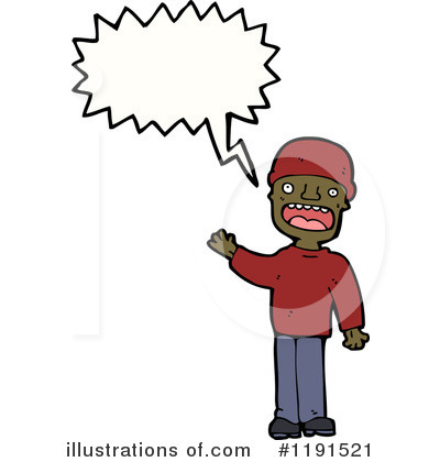 Royalty-Free (RF) Black Man Clipart Illustration by lineartestpilot - Stock Sample #1191521