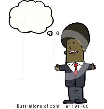 Royalty-Free (RF) Black Man Clipart Illustration by lineartestpilot - Stock Sample #1191700